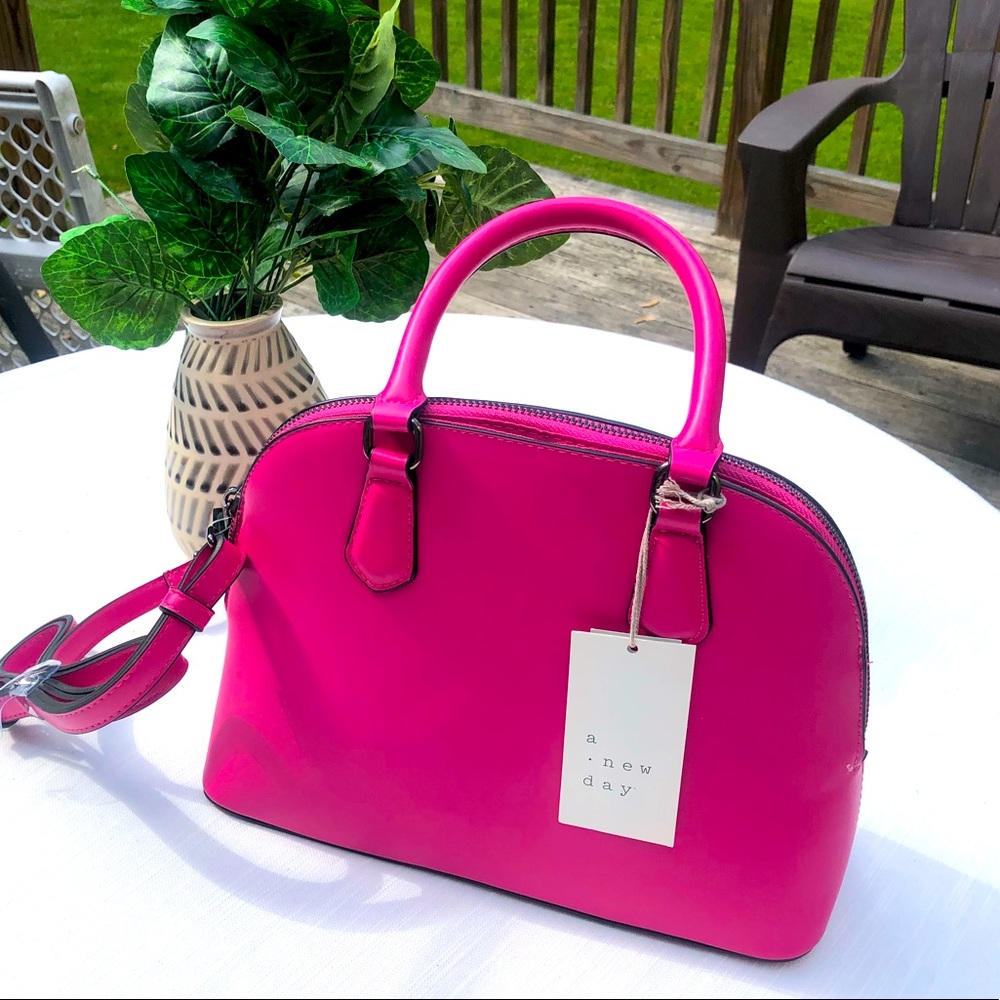 NWT a new day hot pink crossbody spring /summer